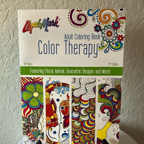 Liqui-Mark: Color Therapy Adult Coloring Book- 48 pages- 2016 - Picture 1 of 16